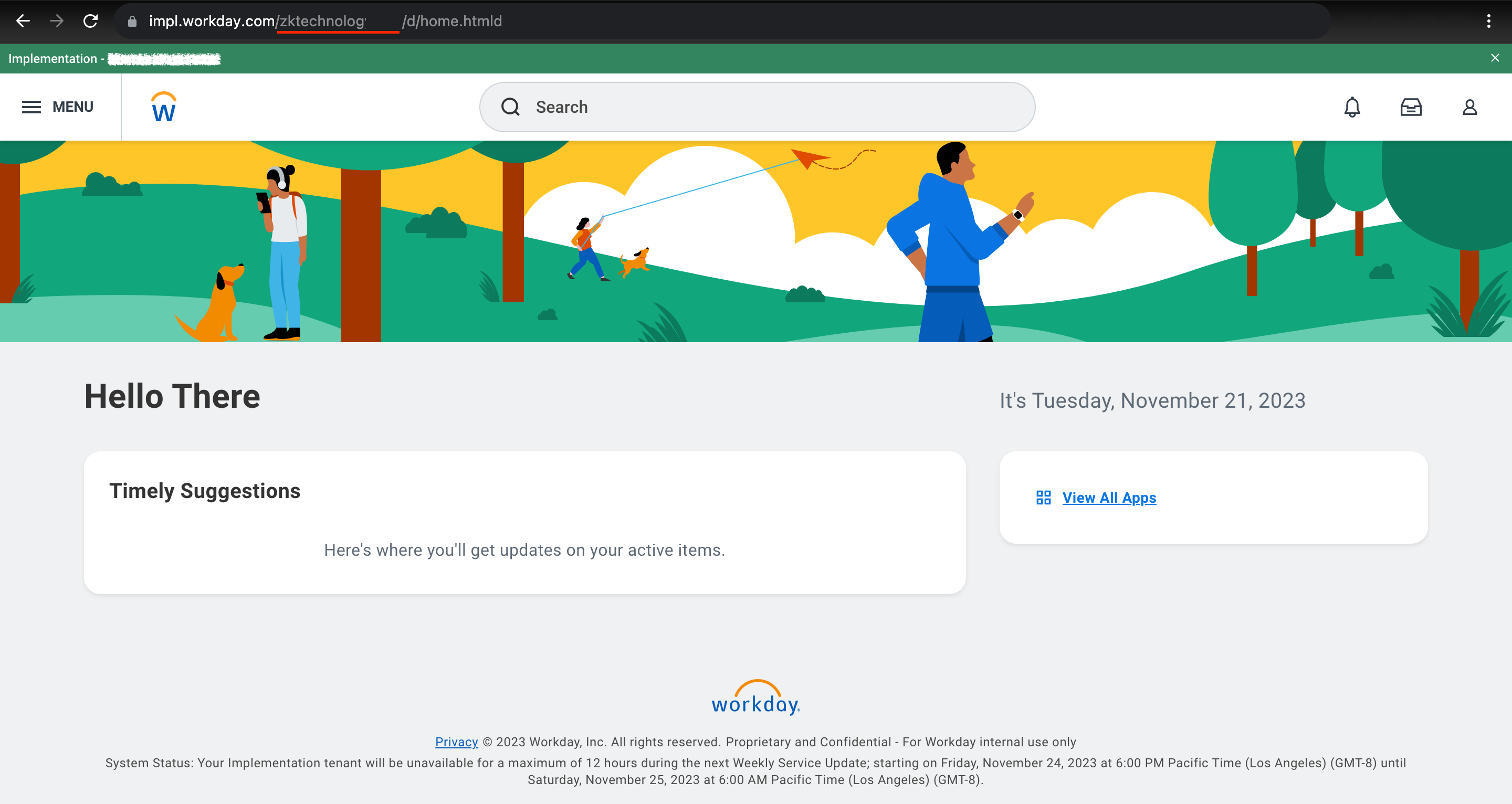 Workday Tenant