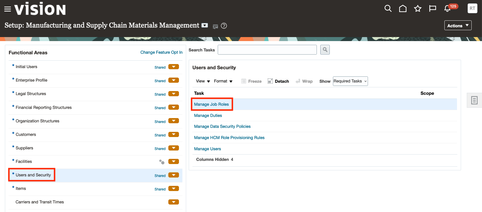 Manage Job Roles