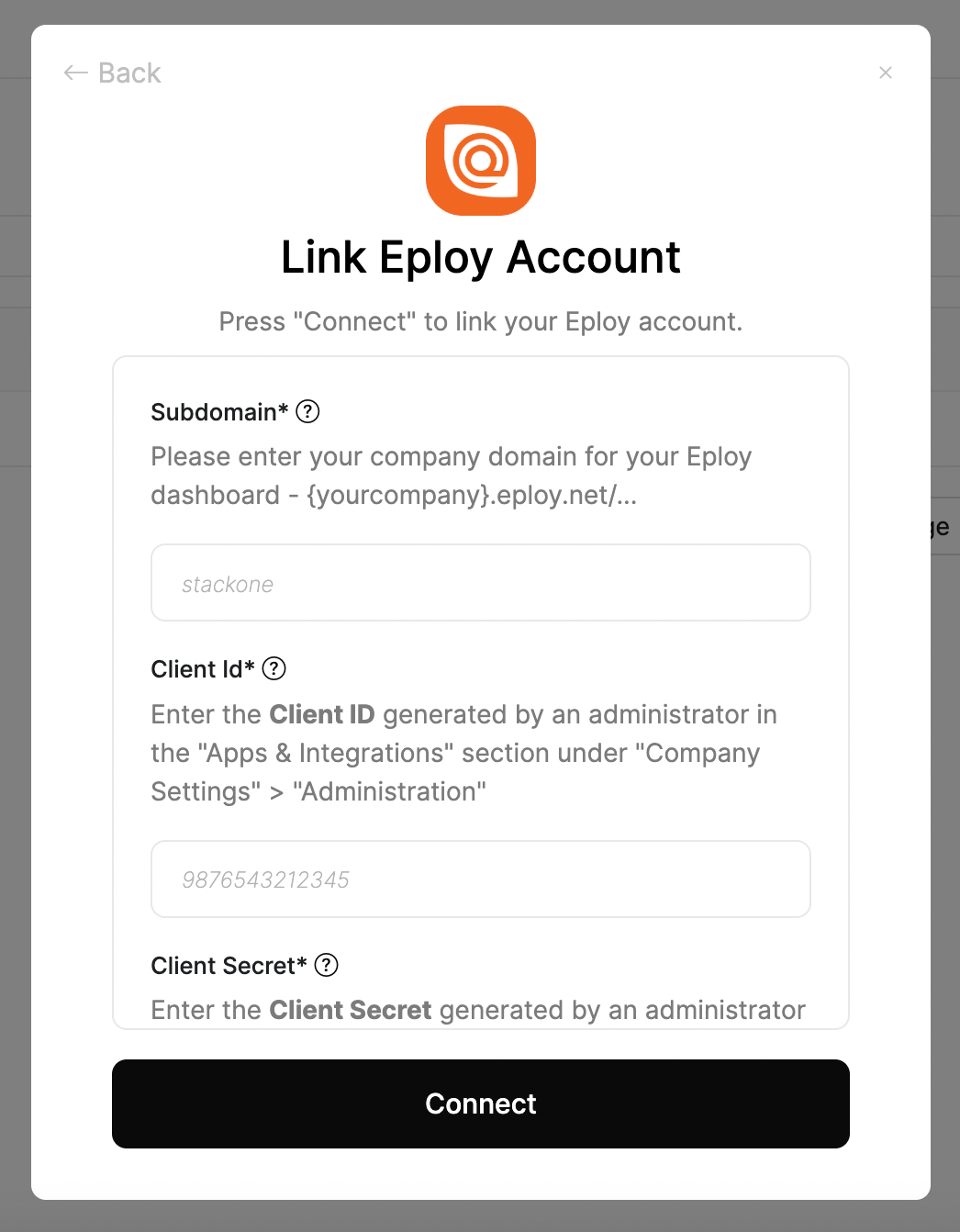 Link Account