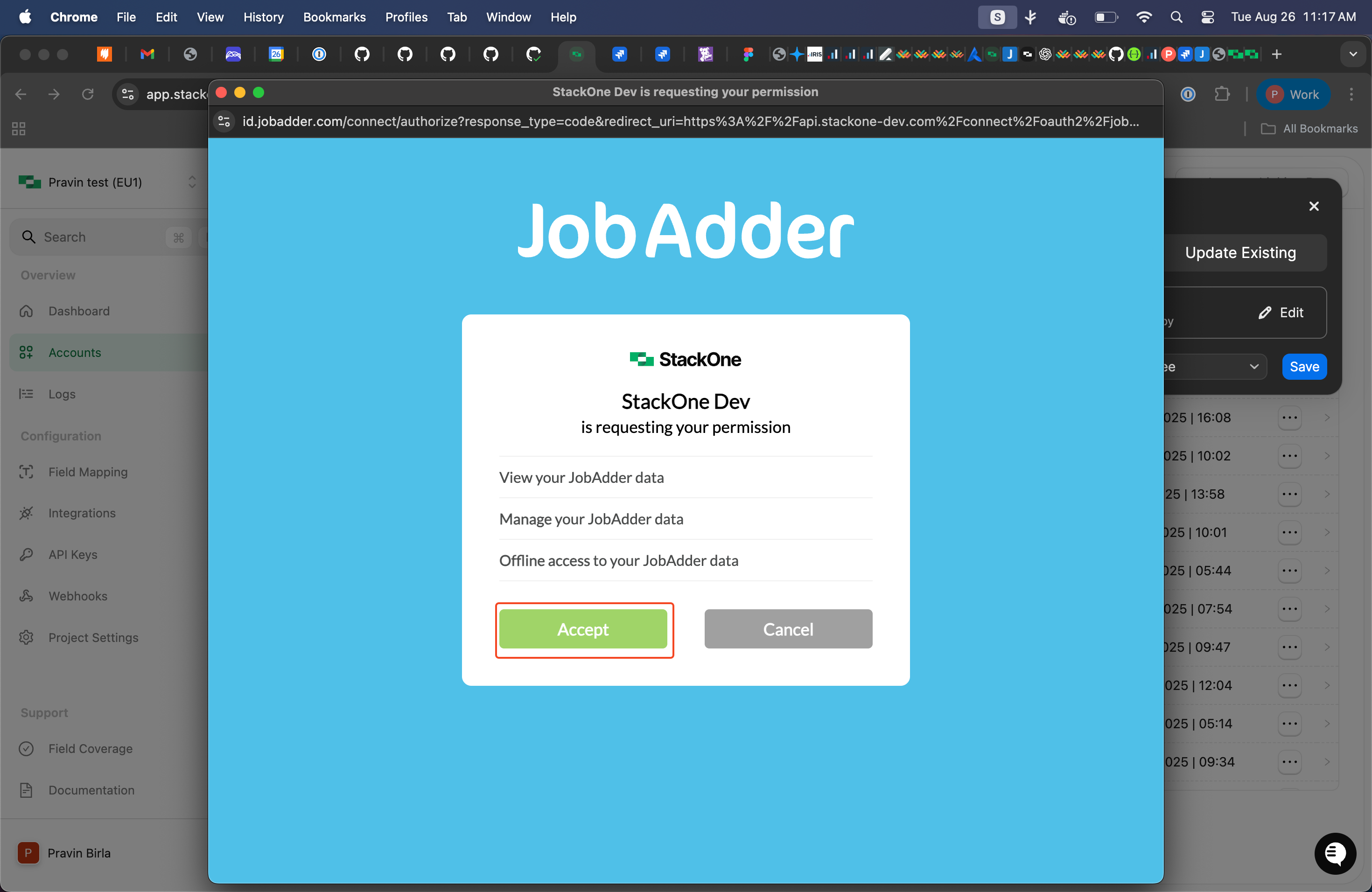 Authorize Application