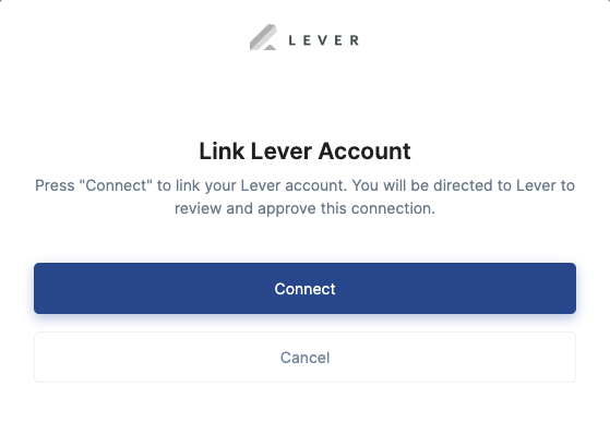 Connect Button
